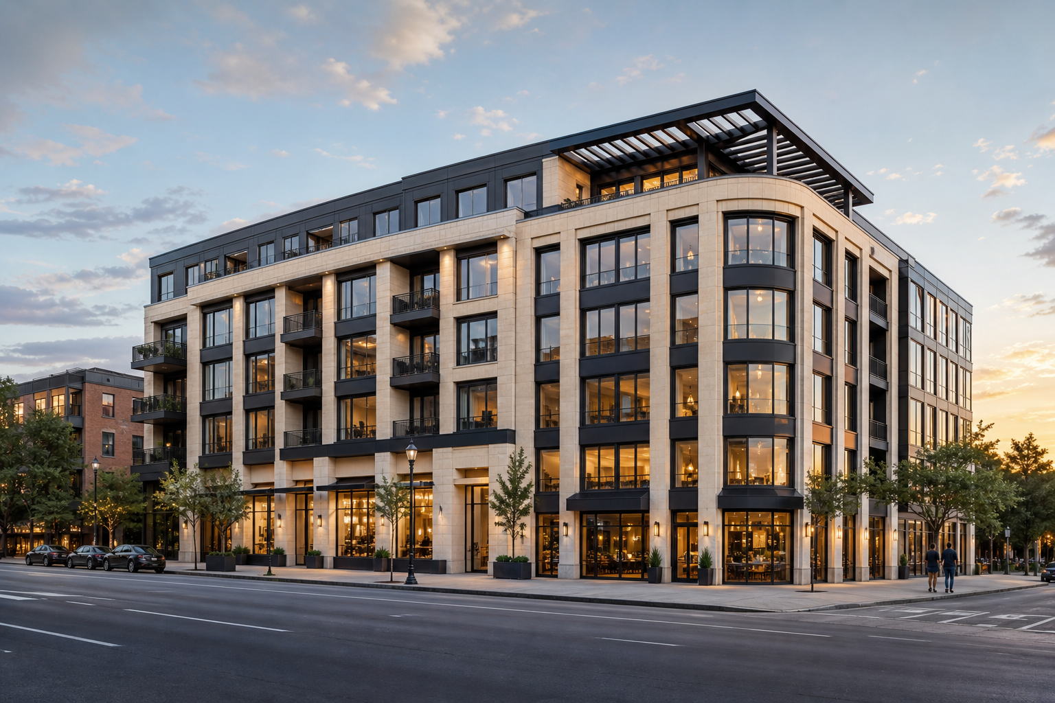 Premium mixed-use residential and commercial property